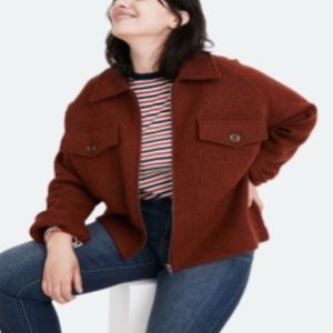 Madewell Jordan Zip Up Sweater